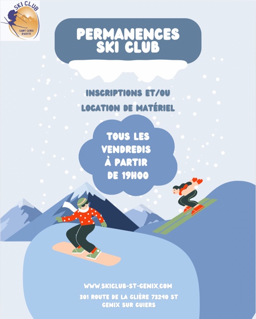 permanences ski club